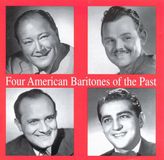 Four Preiser Records Four American Baritones - Thomas, Tibbett, Warren, Merrill