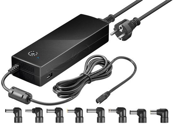 Goobay 55004 - Notebook - Netvoeding - Zwart