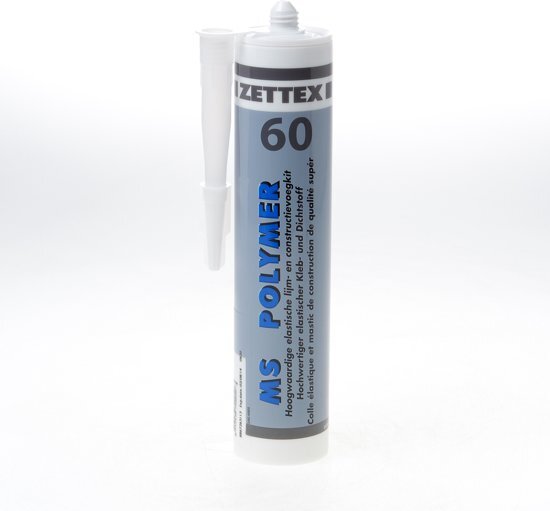 Zettex MS polymer transparant 290ml Prijs per stuk