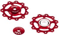 CEMA derailleurwieltjes alu 9/10/11V Full Ceramic rood
