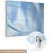 MuchoWow® Glass Painting 80x60 cm - Acrylic Glass Painting - Blue - Acrylic Paint - Design - Photo on Glass - Paintings