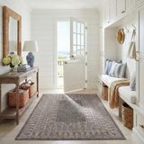Safavieh Courtyard Collection CY8482 Zwart & Beige Rechthoekig Binnen/Outdoor Gebiedsdeken, 122 x 170 cm