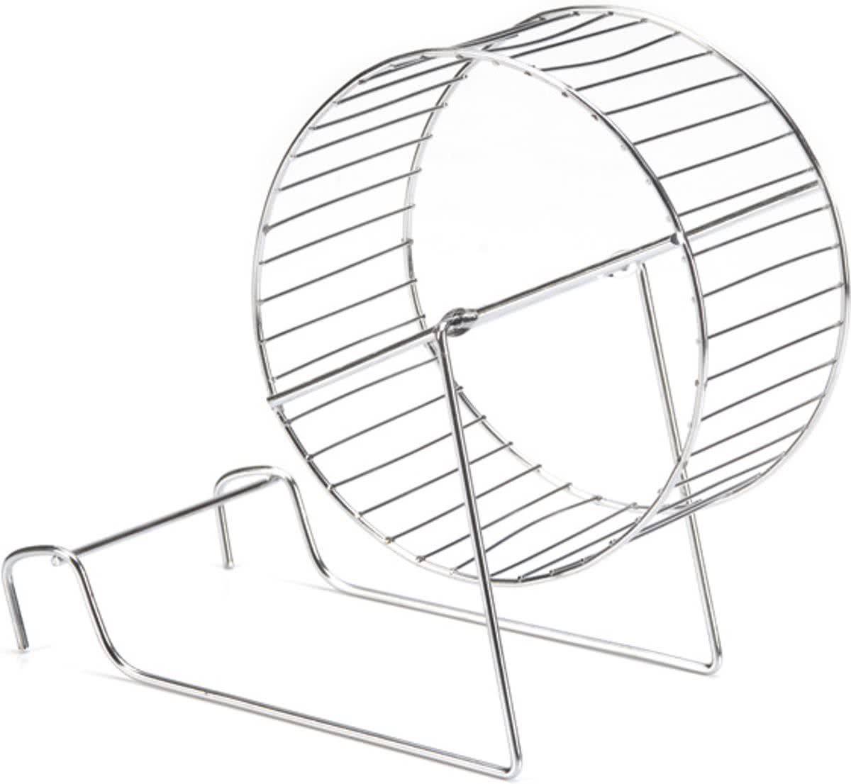 Beeztees Hamstermolen Chroom 15 cm