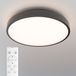 HOFTRONIC LED Plafondlamp zwart - IP44 waterdicht - 24 Watt 2600 lumen - CCT lichtkleur instelbaar - Incl. Afstandsbediening - Ø35 cm