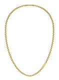 Lacoste Heren L'ESSENTIEL Collectie Ketting Verfraaid met petit piqué patroon verkrijgbaar in zilver of goud