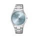 Q&Q C10A-020PY - Montre - Analogique - Unisexe - Bracelet en acier - Rond - Métal - Argenté - Bleu