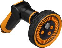 Merkloos Fiskars Spuitpistool Multi - Tuinspuit Waterpistool - Traploze Doorstroomregeling - Zwart/Oranje