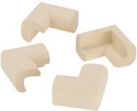 Gerimport Foam hoekbeschermers - Beige - 4 stuks