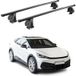 Omac Barres de toit transversales en acier pour Cupra Tavascan 2024-2026 – Tüv / Din 75302:2019 – Antivol inclus – Rainure en T (accessoires) – Charge max 75 kg – 2 barres – Noir