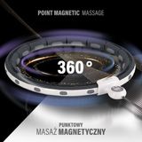 HMS HHM15 - Magnetische Hula-hop - Zwart - Met Magneet en Gewicht - LCD Teller