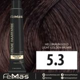Femmas Haarverf (5.3) Licht Goudbruin Crème 100ml