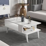 en.casa Salontafel Lycksele 40x90x45 cm wit