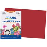 SunWorks Bouwpapier, Vakantie Rood, 12" x 18", 50 Vellen