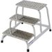Krause 805034CO Aluminium marchepied de montage hauteur de travail (max.) : 2,60 m argent 7 kg