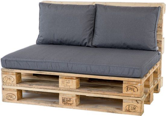 Madison Palletkussen - 120x80cm - Outdoor Panama Grijs - Zitkussen