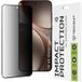 Techsuit Film de protection écran Privacy pour Oppo Find X9, Verre Trempé, Full Glue, 111D