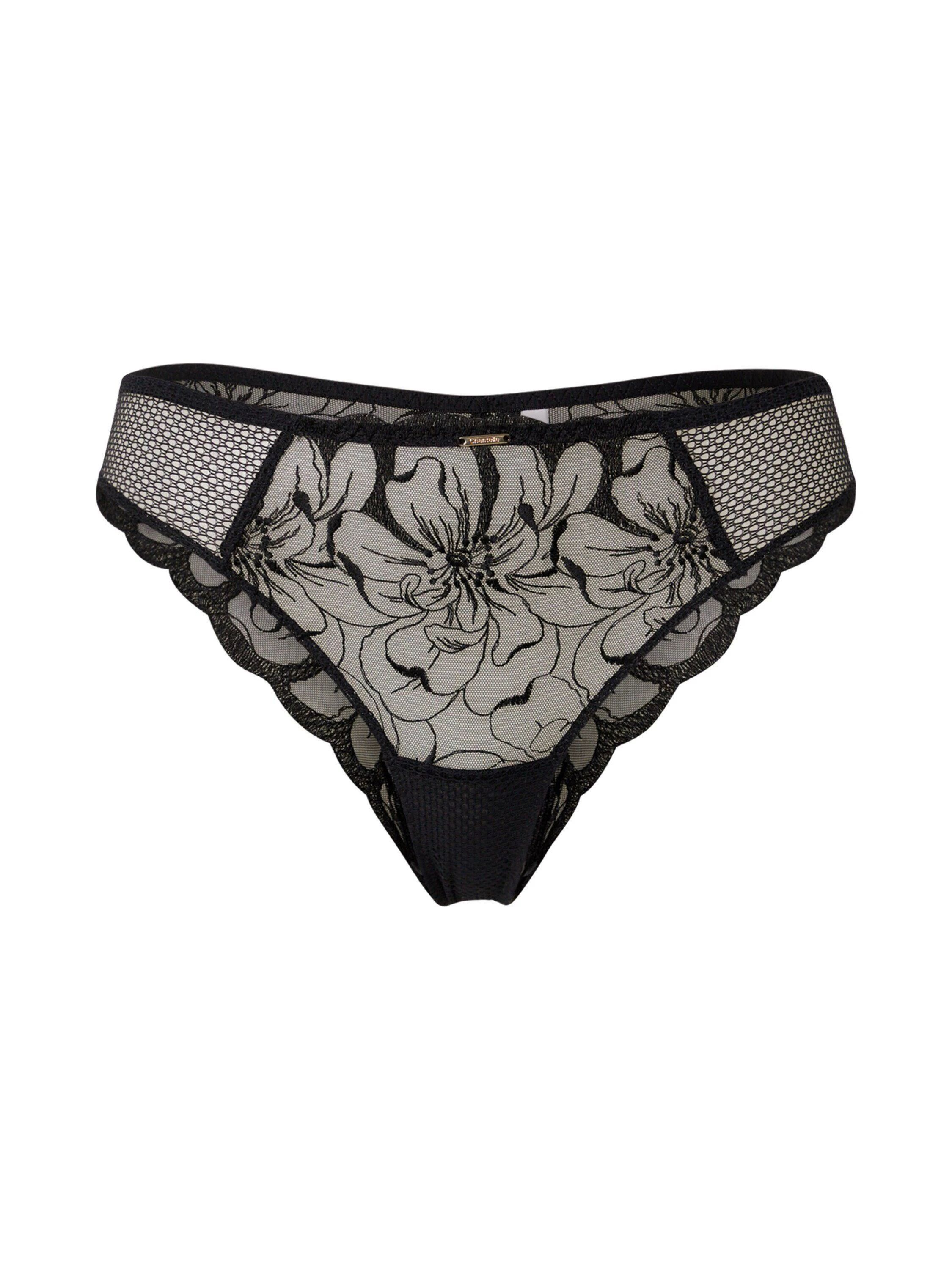 Chantelle Fleurs Hipster - Zwart