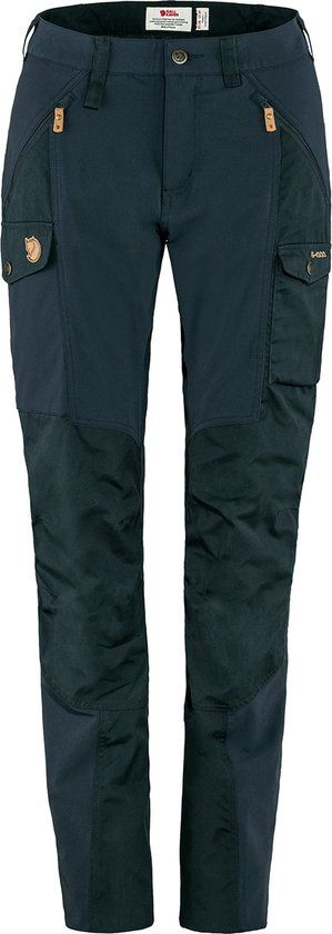 Fjallraven Nikka Curved W Wandelbroek Dames - Dark navy - Maat 42