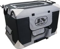 Jack And Vanilla - Travel Plooibare Kennel - Grijs - XL