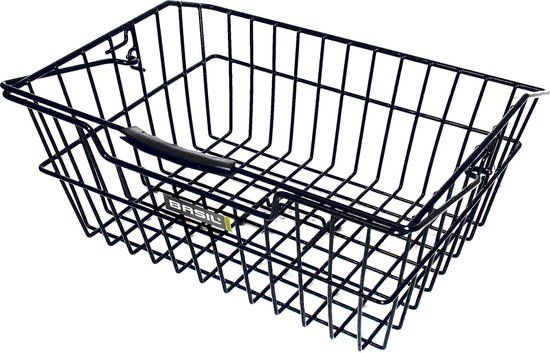 Basil Cairo Luxe Achter Fietsmand - Staal - Zwart