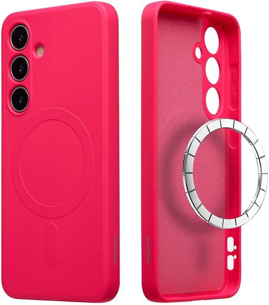 imoshion Color Backcover met MagSafe voor de Samsung Galaxy S25 Plus - Neon Pink