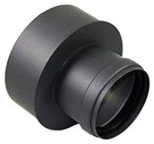 Tuyau de fumée Rallonge de tuyau de fumée de 80 à 130 mm - Noir ou gris