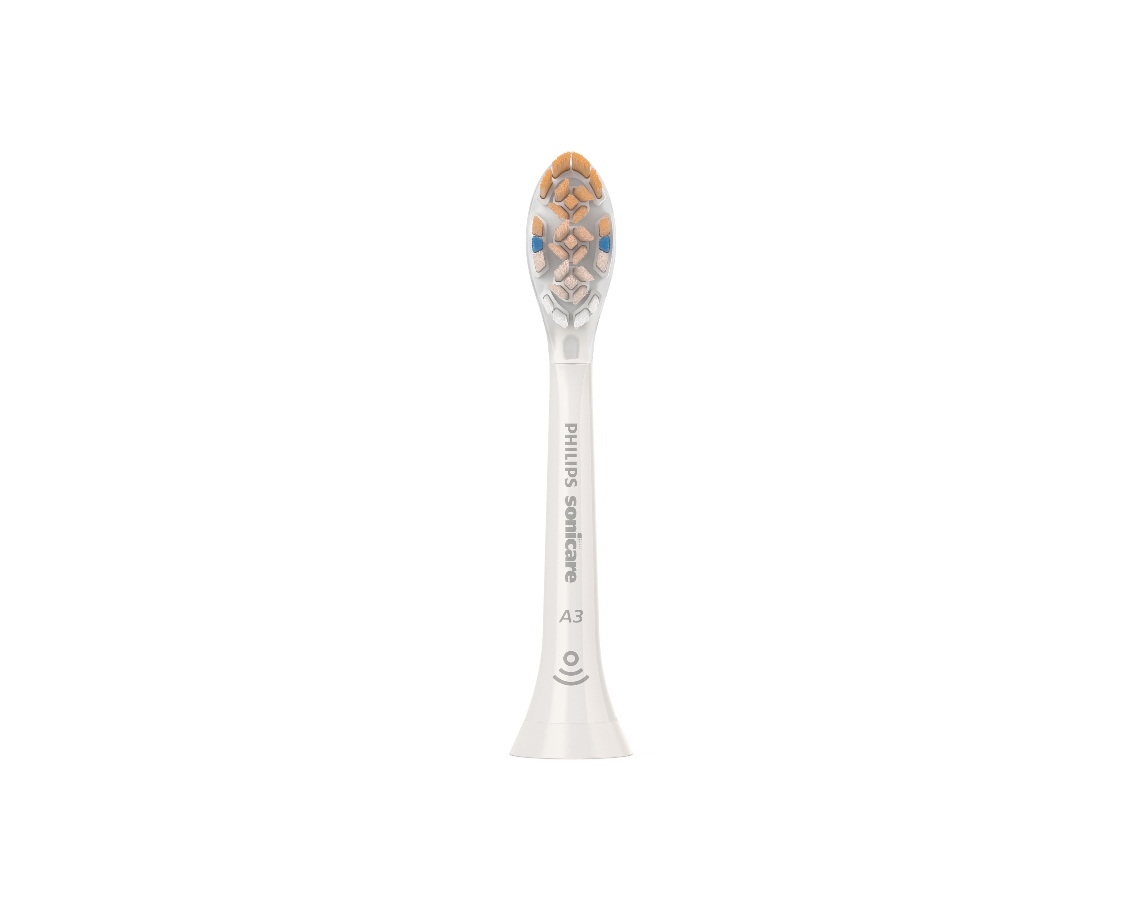 Philips Sonicare A3 Premium All-in-One Opzetborstels - 4 stuks - Wit - HX9094/10