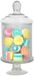 Gerimport Snoeppot/Voorraadpot Striped - Glas - Transparant - D12,5 x H28 cm