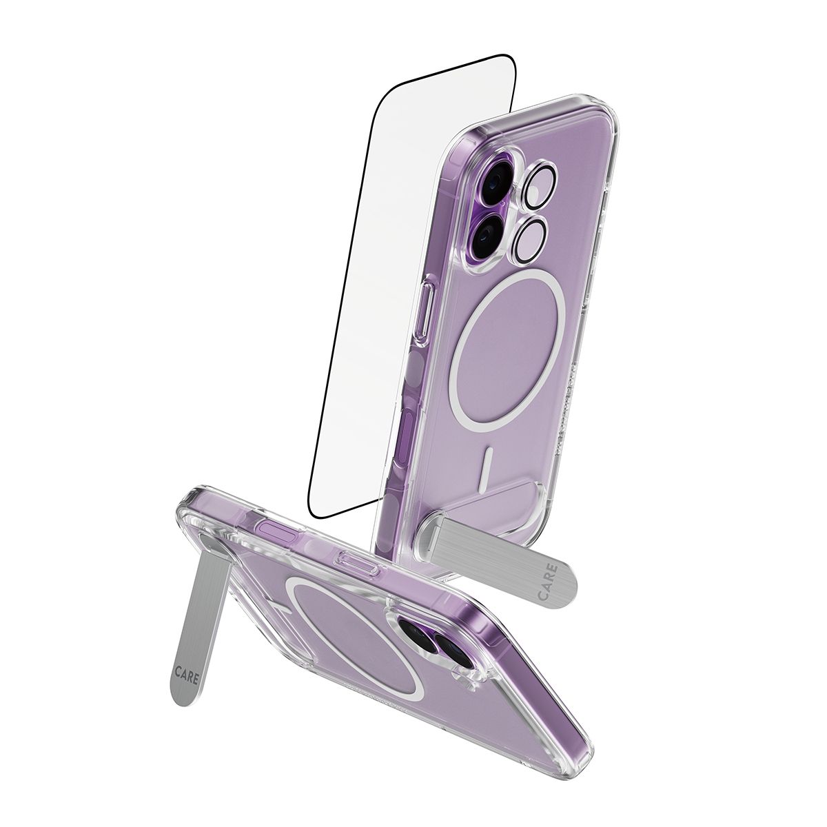 PanzerGlass CARE by PanzerGlass 3-in-1 Kick Bundle iPhone 17 Screenprotector