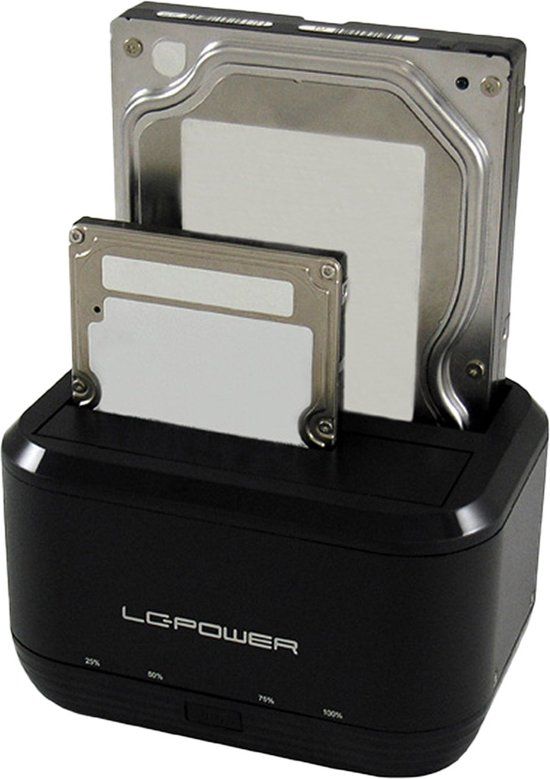 LC-Power LC-DOCK-U3-III - Basisstation voor 2.5 inch HDD - USB 3.0 - Zwart