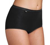 Sloggi Basic+ Maxi 3p slip dames, Zwart, 44