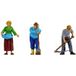 NOCH 17131 Échelle 1 Paysans et paysannes figurines Peint