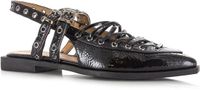 Steve Madden Galanti black patent slingback sandalen dames zwart synthetisch blokhak 39