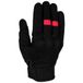 Rusty Stitches Handschoenen Clyde V2 zwart-rood (08-S)