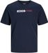 Jack & Jones JWHCORP LOGO TEE PLAY2 SS O-NECK Ronde hals Korte mouw Katoen Regular Fit T-shirt Mannen M Navy Blazer