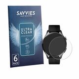 Savvies Screenprotector voor Xiaomi Watch 5 (47 mm) - Transparant (6 Stuks)