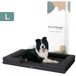 CozySense Orthopedische Hondenmand - 90 x 54 cm - Maat L - Zwart