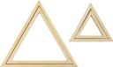 Creativ Company CC Frames, Triangle, size 9x12+18x21 cm, 2 pc/ 1 pack