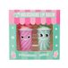 Tinc Milkshake Lippenbalsem voor kinderen, gearomatiseerd met fruitige geuren, aardbeien, appel, roze en groen, Geparfumeerde lippenbalsem