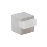 EVI Herrajes 04019720BHAM deurstopper, zelfklevend, roestvrij staal mat, 20 mm