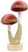 Countryfield Ornement champignon rose 10x6x18cm