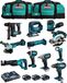 MAKITA Set MK1101 (DDF482 + DHR171 + DGA504 + DTD152 + DJV182 + DSS610 + DJR186 + DBO180 + DTM51 + DML802 + DTW190 + 3x 5,0Ah accu's + DC18RD lader + 2x LXT600 accu's)