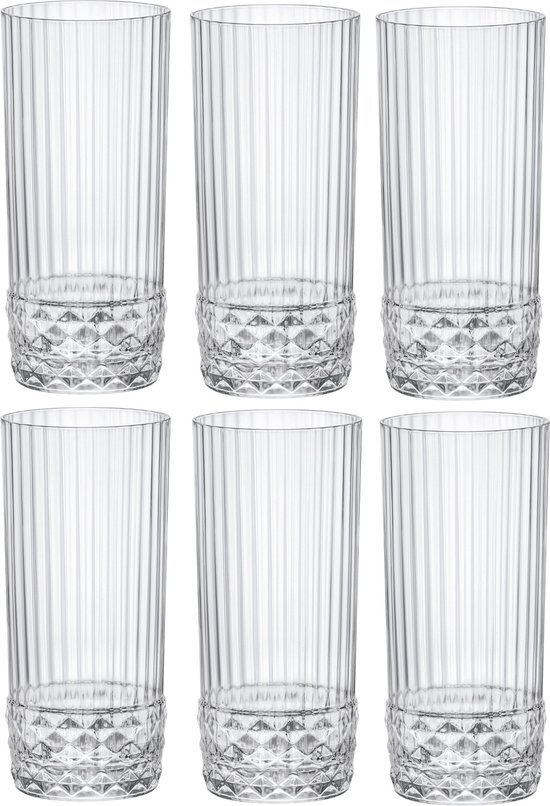 BORMIOLI ROCCO America'20s longdrinkglas - 49 cl - Set-6