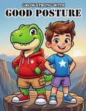 Grow Strong with Good Posture: A Cute Dinosaur Learning & Activity Book That Helps Kids Build Healthy Screen Habits, Strong Posture & Confident Movement