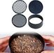Shenzhen Haorui Industrial Technology Co., Ltd. Tamis de jardin rond en plastique 11 cm - Tamis 4-en-1 pour sable, terre et jardin
