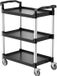 VEVOR Multifunctionele Trolley 136kg 3-Laags Servicewagen Gereedschapswagen 880x410x990mm