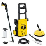 Stanley SXPW17P hogedrukreiniger | 1700 W, 130 bar, 450 l/u, met vloerwisser en vaste borstel, voor auto en buiten thuis