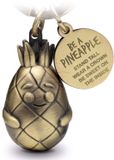 FABACH Ananas Sleutelhanger Piny met Gravure