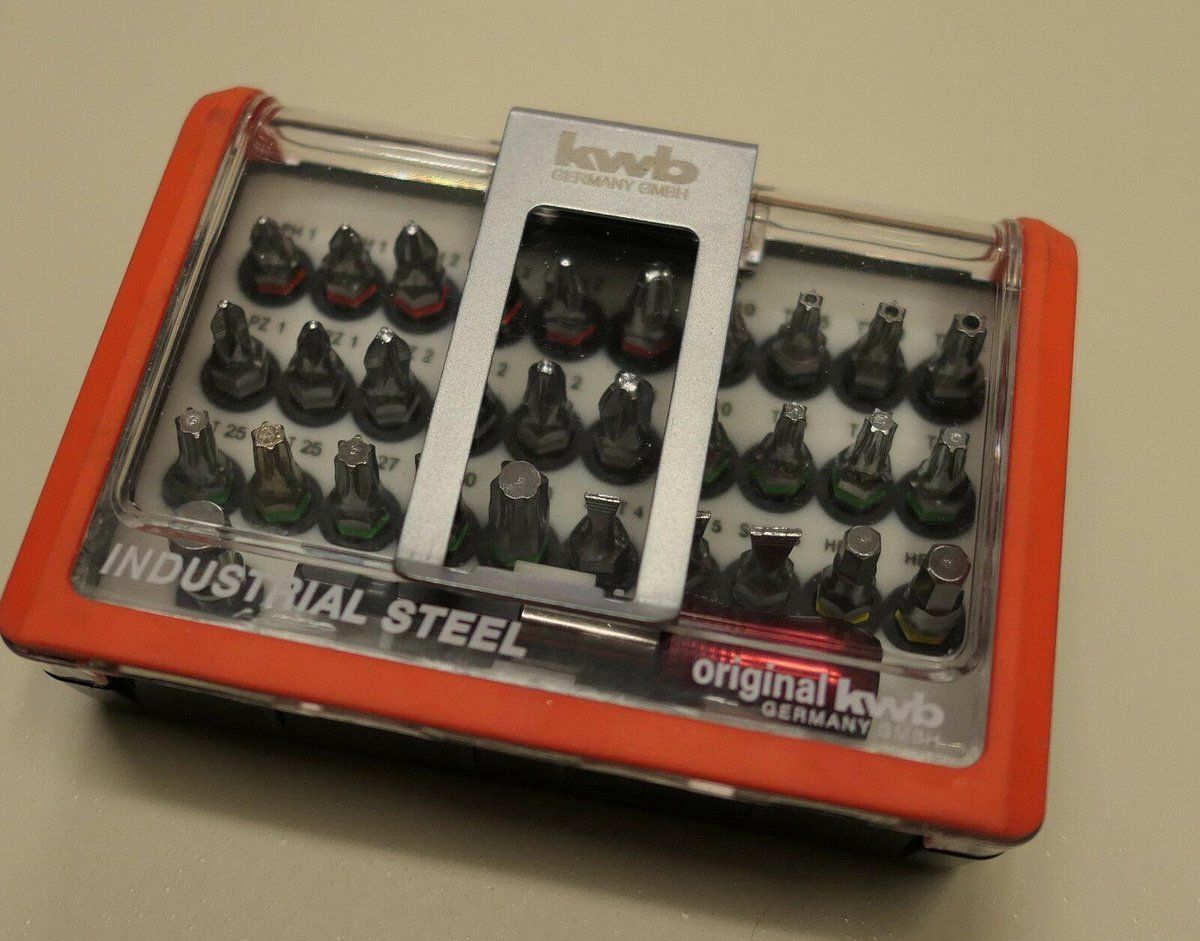 kwb Power Bit Box - 32 delig - met praktische riemclip