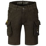 ALPHA INDUSTRIES Cargobroek saffier / donkergeel / rookgrijs / wit